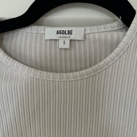 AGOLDE Rib Cutout Top - Picture 2 of 5